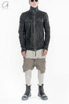 BORIS BIDJAN SABERI Horse Leather Top SS22 TEJANA 1.3 FMM20020 Ink Grey